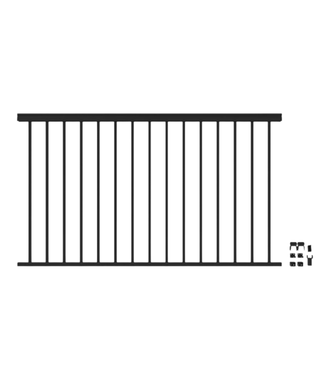 44567 Freedom VersaRail Black Deck Rail Kit