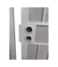 44563 Almond Steel Security French Doors 72.5"W
