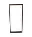44570 Prehung 1/4 Lite 5-Panel Brown Exterior Door 36"W
