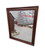44578 Cherry Wood Framed Mirror 43.125"W