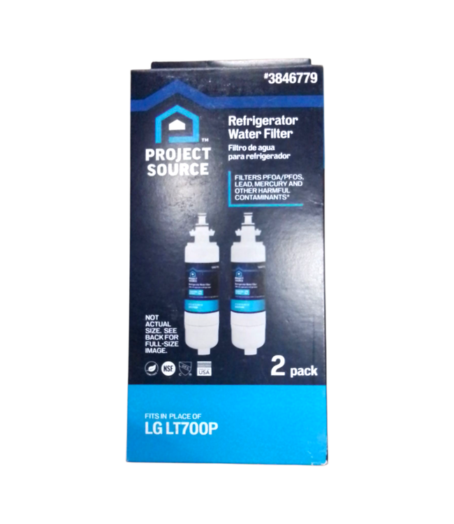 44586 Project Source Twist-in Refrigerator Water Filter 2-Pack