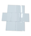 44588 Daltile Semi-Gloss White Glazed Ceramic Wall Tile 850 sq. ft.