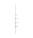 44608 Style Selections 4-Shelf Tension Pole Shower Caddy