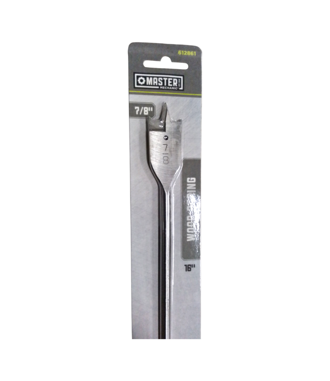 44614 Master Mechanic Wood Boring Spade Drill Bit 7/8-in