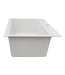 44603 Elkay Quartz White Stone Drop-In Sink Offset Right Drain 33"