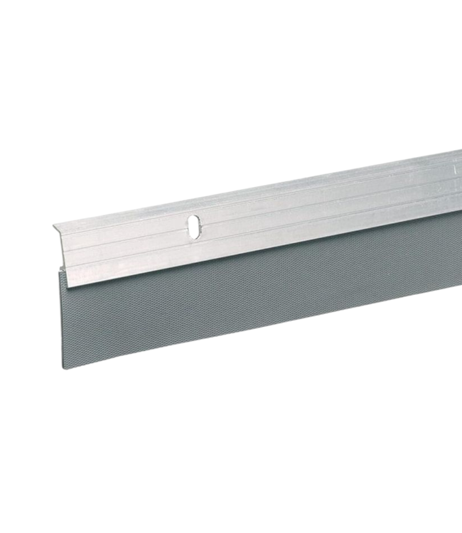 44647 Frost King Brushed Chrome Aluminum/Vinyl Door Sweep