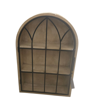 44649 Kate and Laurel Natural Wood 3 Tiered Shelf
