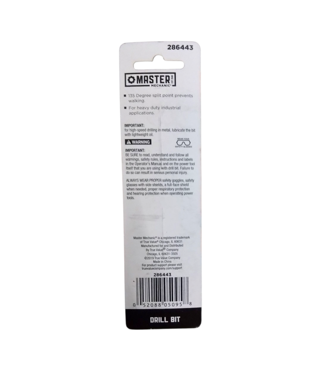 44655 Master Mechanic 3/8-in Shank 27/64-in Drill Bit