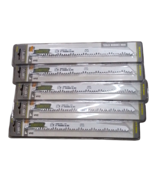44668 Master Mechanic Reciprocating Saw Blade 9-in, 5-Pack