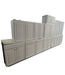 44681 Milk White Cabinet Set of  18-pcs