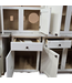 44674 Seashell White Cabinet Set of 11-pcs