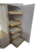 44681 Milk White Cabinet Set of  18-pcs