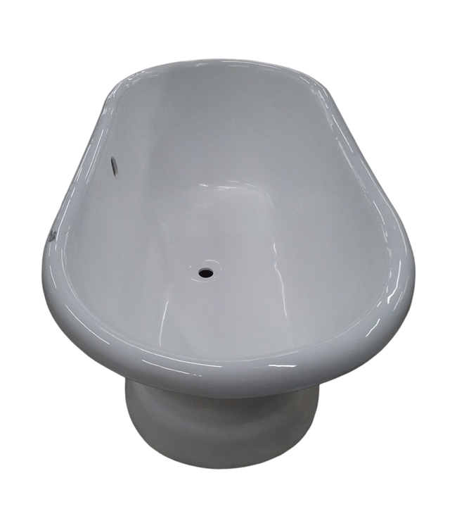 44693 White Freestanding Cast Iron Bathtub