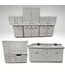 44674 Seashell White Cabinet Set of 11-pcs