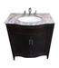 44698 Freestanding Bathroom Vanity, Sink, Faucet & Mirror 30"W
