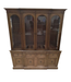 44714 4-Door Birch 2 Piece Hutch With Pecan Finish