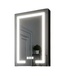 44723 Toolkiss Black Aluminum Lighted Medicine Cabinet