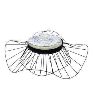 44729 Golden Lighting Matte Black 24" FLush Mount