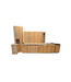 44716 Maple Wood Cabinet Set of 26-pcs
