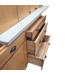 44716 Maple Wood Cabinet Set of 26-pcs