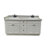 44672 Seashell White Double Sink Vanity