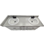 44672 Seashell White Double Sink Vanity