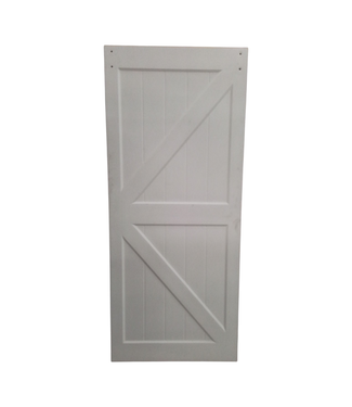 44745 Reliabilt White K-Frame Single Barn Door 36"W