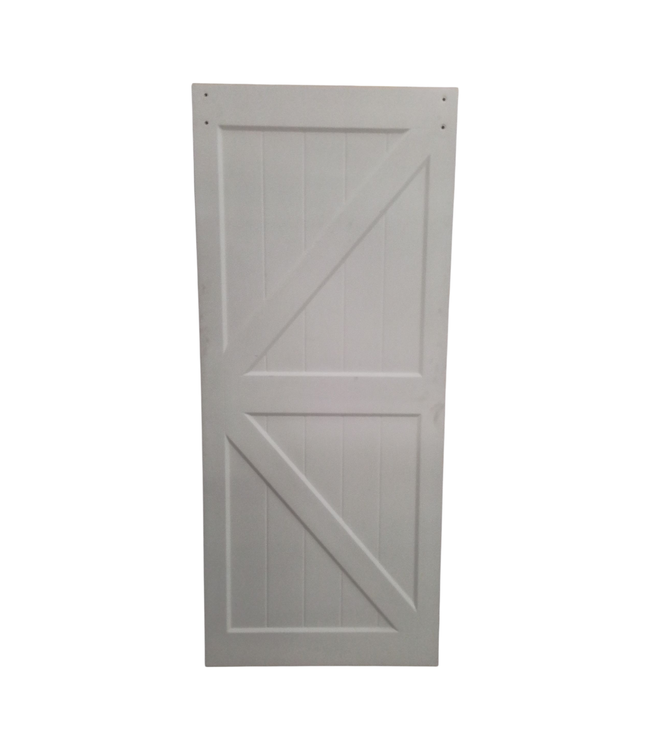 44745 Reliabilt White K-Frame Single Barn Door 36"W