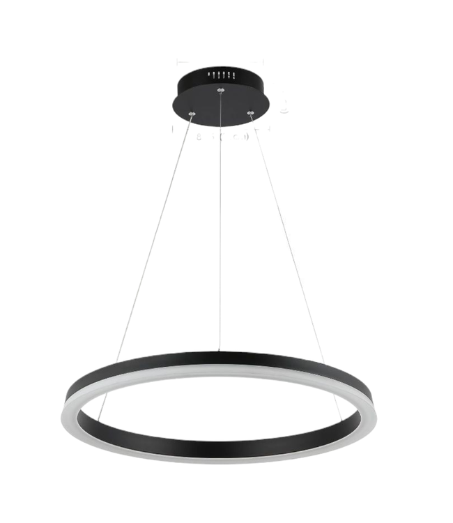 44755 Jonathan Y Baxter 1-Light LED Hoop Pendant Light