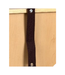 44760 Natural Wood 5-Compartment Storage Shelf 48"W