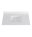 44761 Deluxe Living Carrera White Undermount Vanity Top