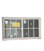 44769 Marvin Black Aluminum Sliding Window 56.5"W