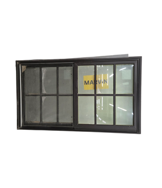 44769 Marvin Black Aluminum Sliding Window 56.5"W