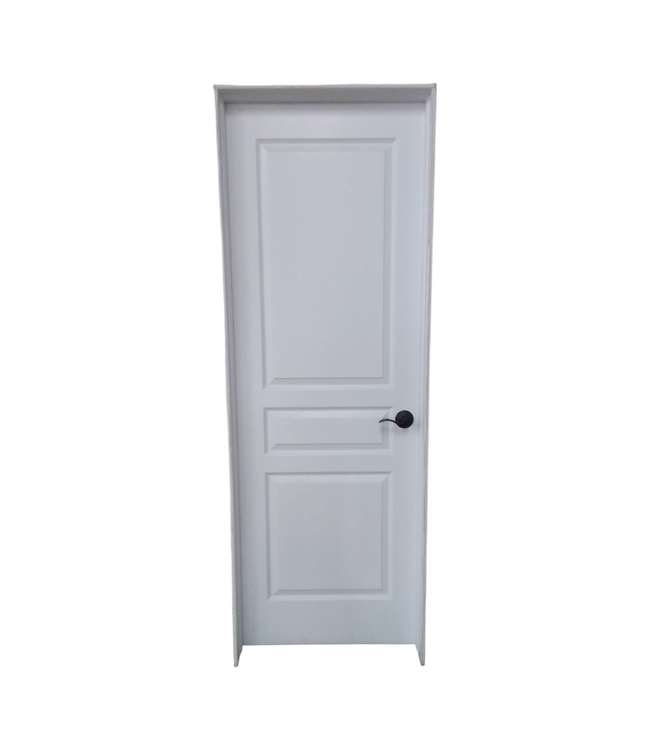 44772 Prehung White 3-Panel Interior Door 28"W
