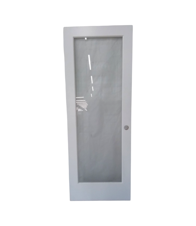 44787 Full-Lite Frosted Glass Pantry Door 30"W