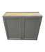 44794 Diamond Now Wintucket Cloud Gray Wall Cabinet 36"W