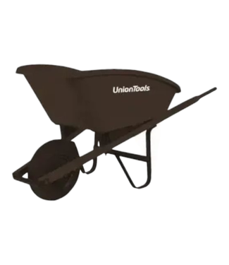 44800 UnionTools Pneumatic Wheel Wheelbarrow 5 Cu. Ft.