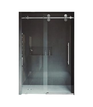 44801 Vigo Elan Chrome Frameless Sliding Shower Door
