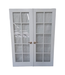 44820 White Full-Lite Interior French Doors 60"W