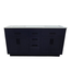 44829  Wyndham French Navy Double Sink Bathroom Vanity 66"W