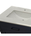 44829  Wyndham French Navy Double Sink Bathroom Vanity 66"W