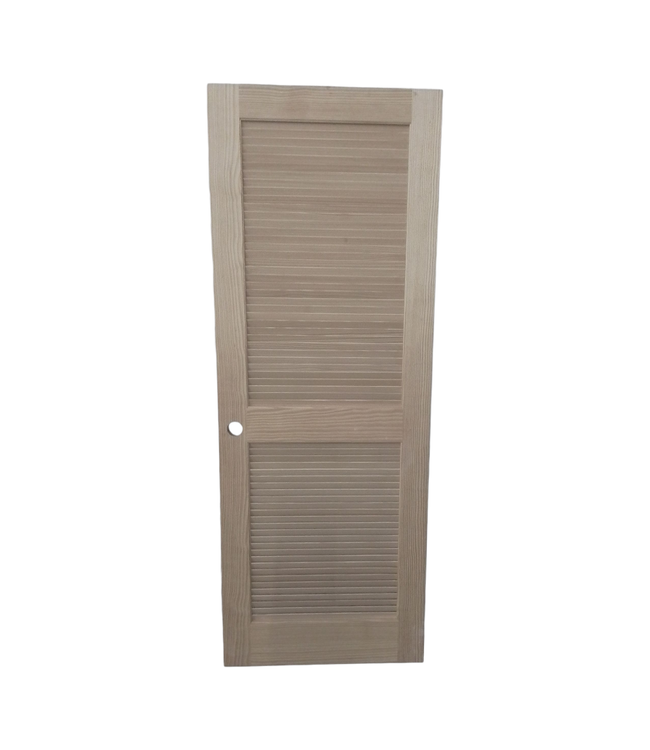 44941 Unfinished Fir Right Hand Louver Interior Door 30"W