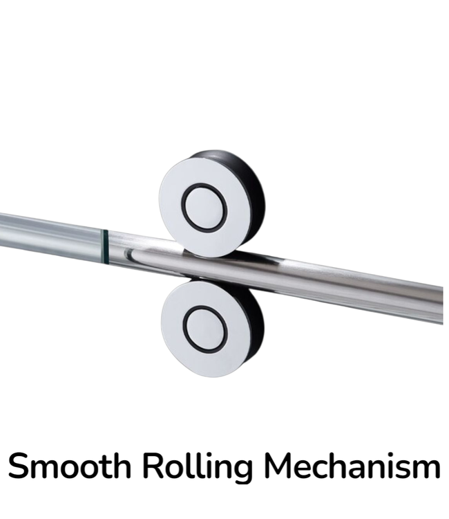 45000 Ove Sydney Chrome Frameless Sliding Shower Door 72"W