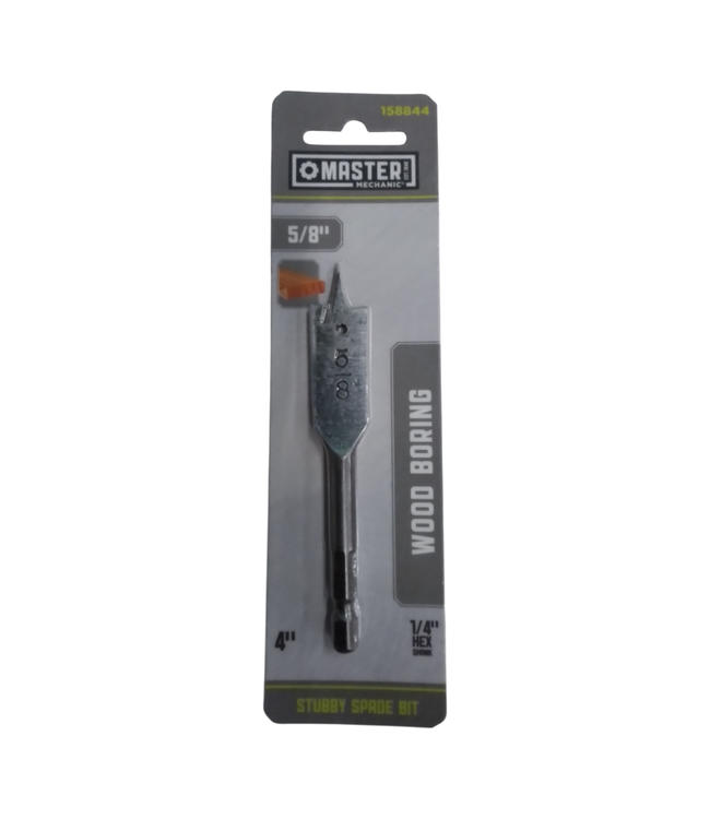 45008 Master Mechanic Wood Boring Spade Drill Bit 5/8" x 4"