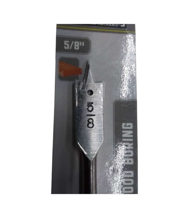 45008 Master Mechanic Wood Boring Spade Drill Bit 5/8" x 4"