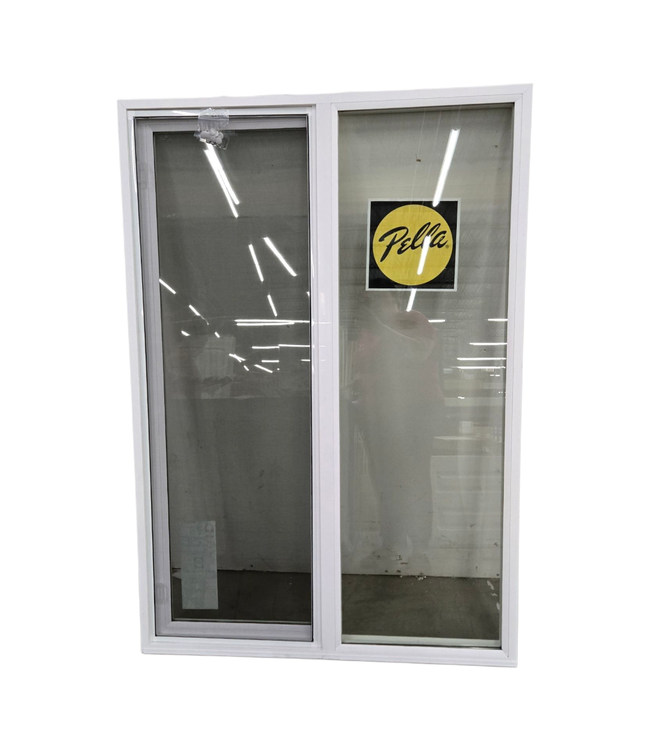 45059 Pella White Vinyl Horizontal Slider Window 39.8125"W