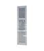 45092 White Interior 3-Glass Panel Slab Door 24"W