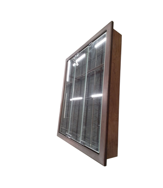 45100 Cherry Tri-View Recessed Mount Medicine Cabinet