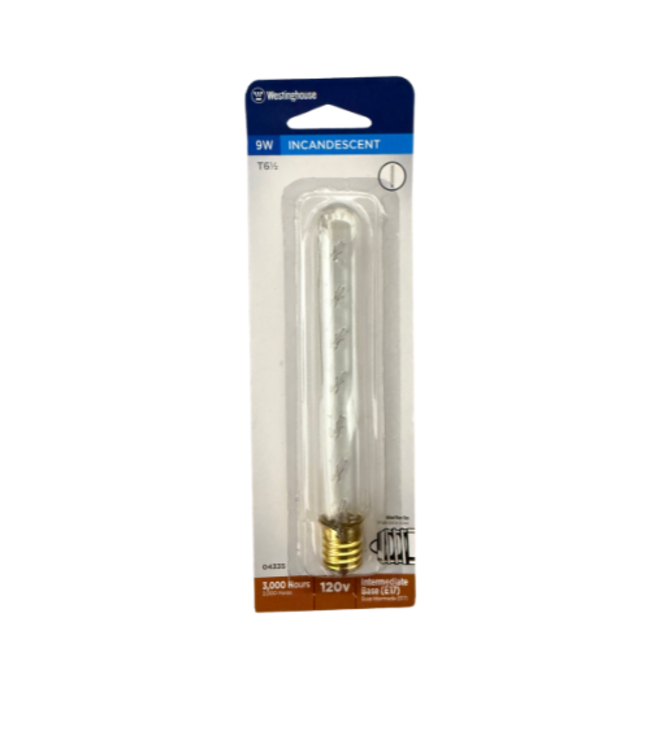 45061 9W Incandescent T6-1/2
