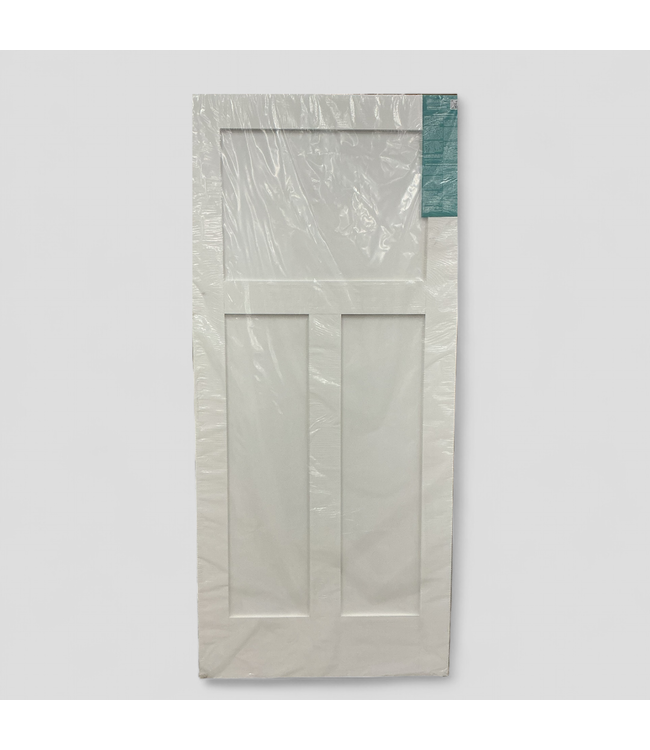 45349 EightDoors Shaker 3-Panel Slab Door 36"W x 80"H
